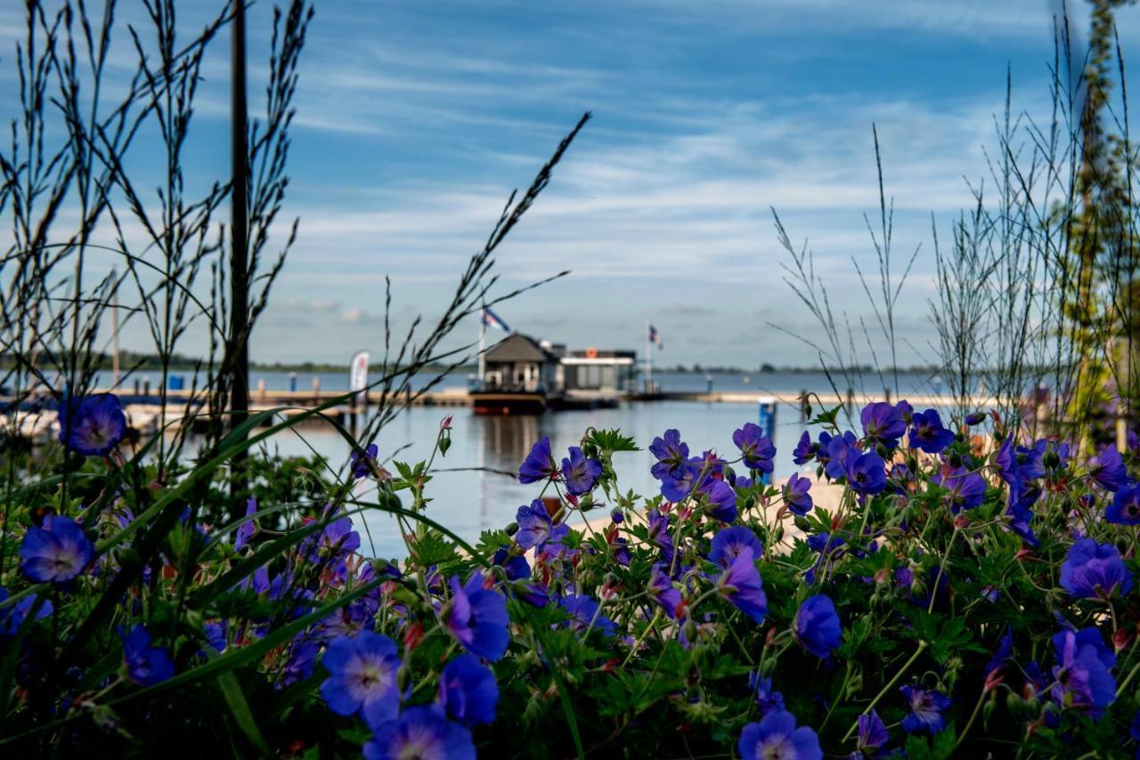 Welcome In - Houseboat 'Elysium' Met Eigen Aanlegsteiger Sneek - Offingawier Eksteriør billede