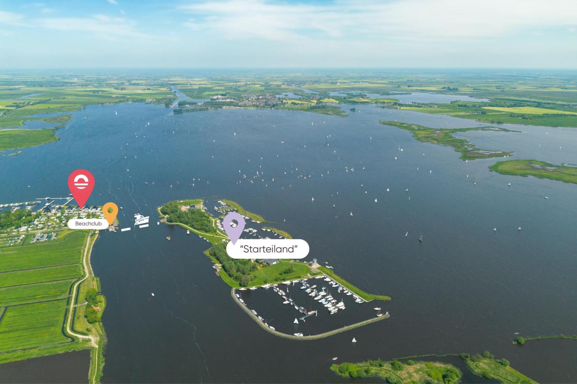 Welcome In - Houseboat 'Elysium' Met Eigen Aanlegsteiger Sneek - Offingawier Eksteriør billede